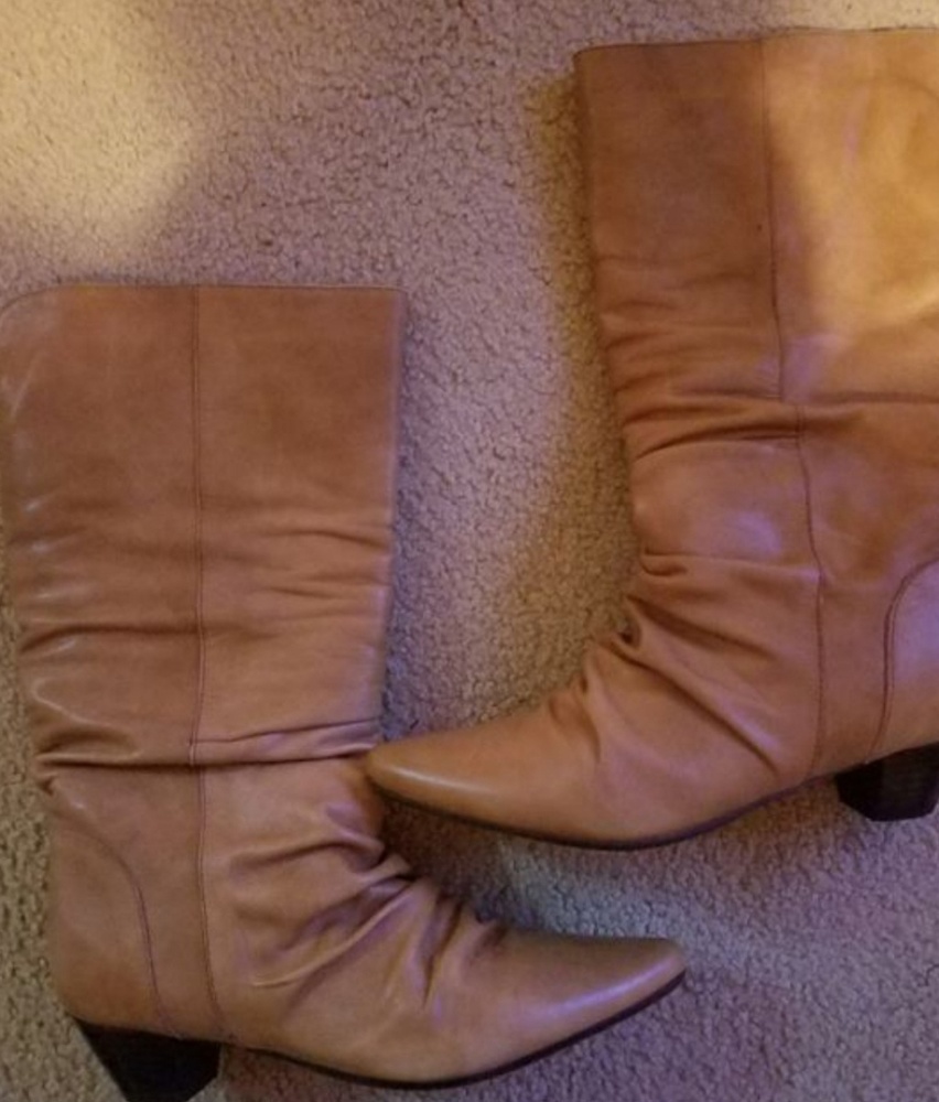 Used Aldo Tan Hopple Leather 28 Boots Size 6 - Picture 4 of 5